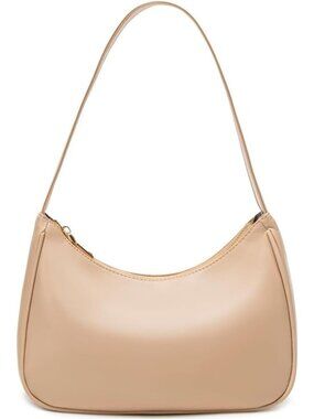 〽️Women's Khaki Cute Hobo Mini Clutch Purse Zipper Closure Shoulder Tote Handbag